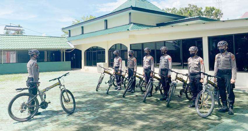 Patroli Sepeda Disiagakan Amankan Pusat Kota