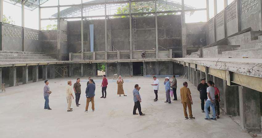 GOR Boludawa, Icon Megah Masyarakat Suwawa yang Terancam Mangkrak, Halid : Bisa Terjadi Kalau Tidak Segera Diselesaikan