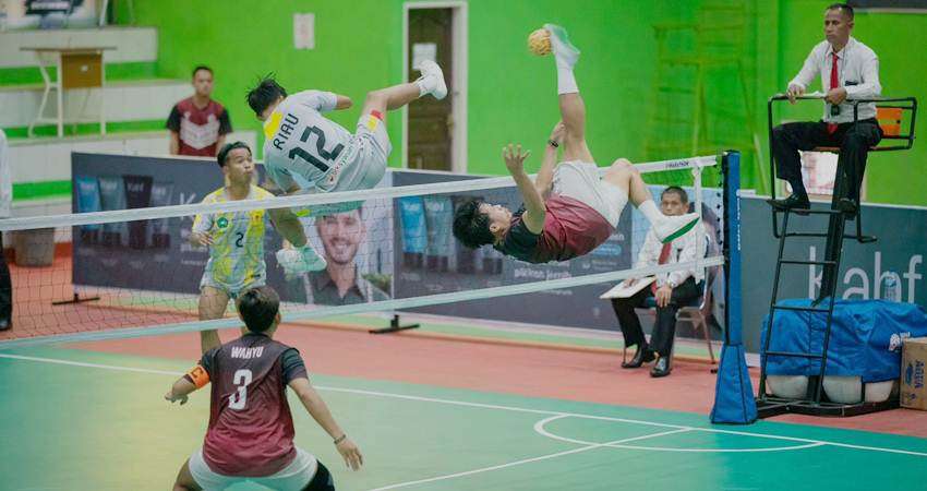 Pomnas, Gorontalo Raih Emas dari Takraw