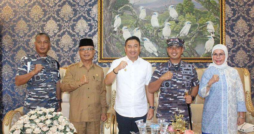 Hamim Kenalkan Potensi Bonebol ke Danlanal, Fokus Benahi Sejumlah Obyek Wisata