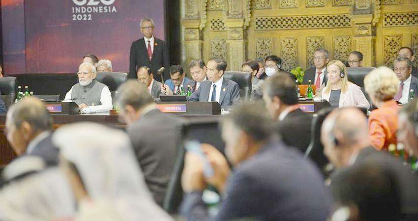 Pembukaan KTT G20, Indonesia Minta Perang Dihentikan