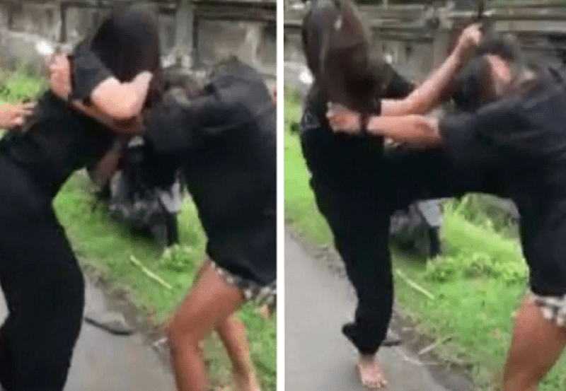 Viral, 2 Cewek ABG Berantem Gegara Cowok, Polisi Turun Tangan