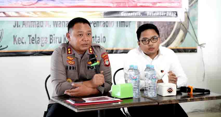 Polres Gorontalo Kota Tangani 582 Kasus Selama 2022,Tertinggi Penganiayaan, Kapolres Harap Masyarakat Ikut Jaga Kamtibmas