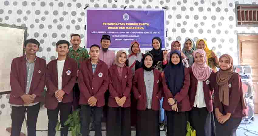 Mahasiswa Bastrasia UNG, Perkenalkan Media Secara Unik dan Menarik