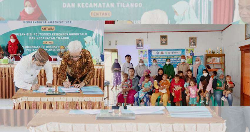 Pengabmas Jurusan Gizi Poltekkes Kemenkes, Fokus Cegah Stunting di Kecamatan Tilango