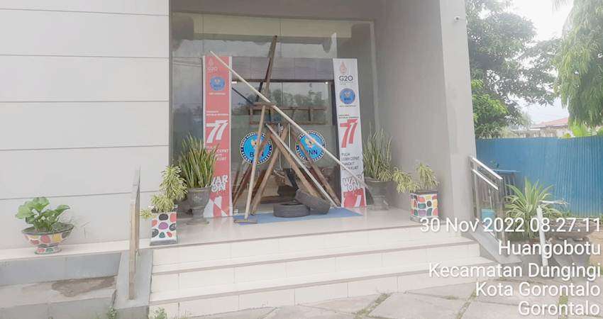 Kantor BNNK Gorontalo Disegel Pegawai