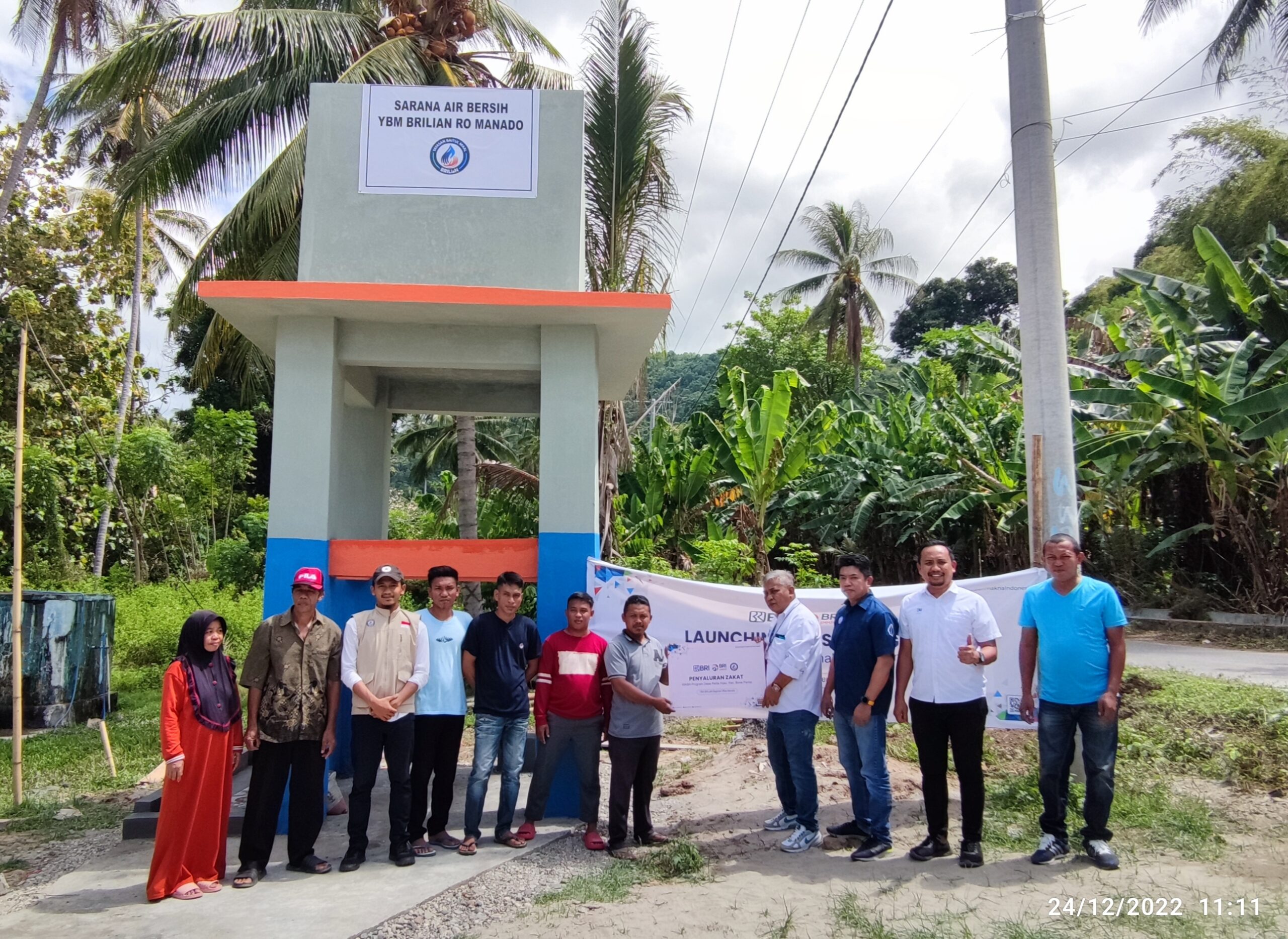 YBM-BRILiaN Wujudkan Sumber Air Bersih di Desa Pelita Hijau