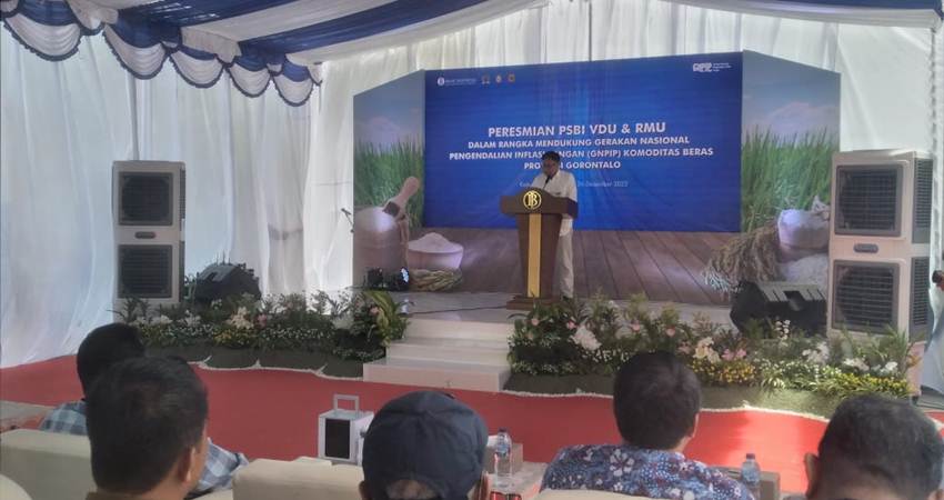 Dukung GNPIP, BI Gorontalo Bangun VDU-RMU di Bongomeme