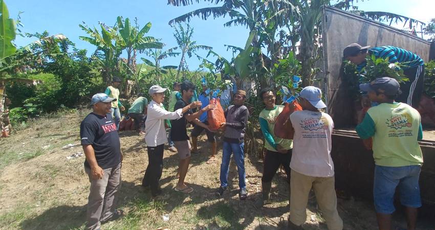 Aleg Syarifudin Bano Bagikan Sepuluh Ribu Bibit Kopi