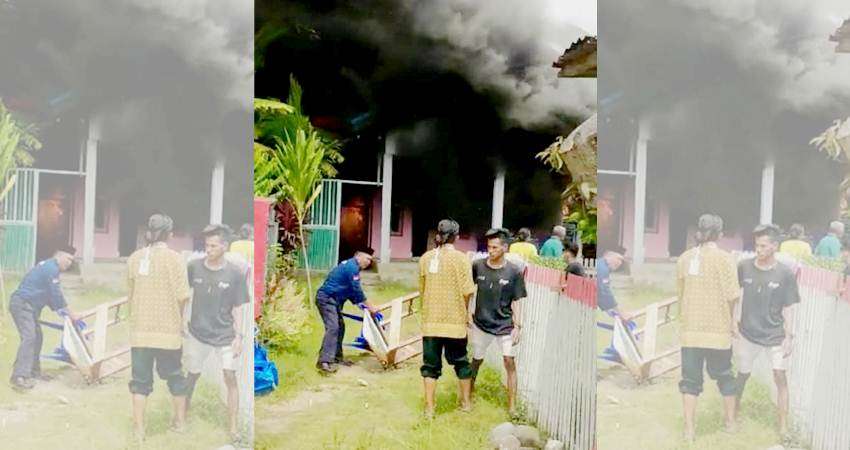Satu Rumah di Bulawa Jadi Arang, Rata Tanah Terbakar, Dipicu Kompor Meledak