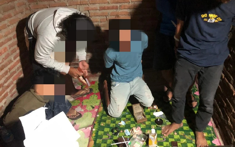 Tiga Pemuda di Pujut Dibekuk Polisi, Sedang Pesta Sabu-sabu