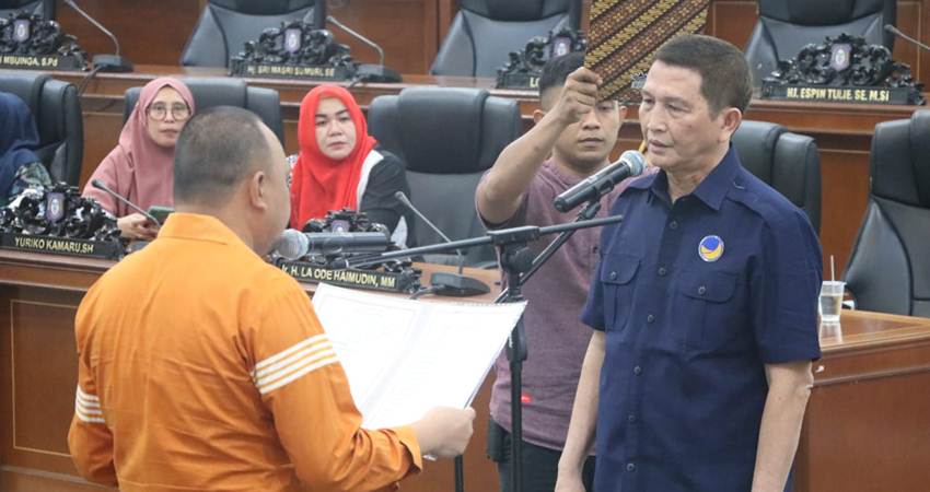 Hari Ini Faisal Rustam Dilantik, Kursi Kosong Nasdem Terisi