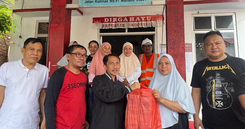Aksi Peduli, Nelson Salurkan Bantuan for Korban Banjir Manado, Mulai Sembako Hingga Makanan Siap Saji