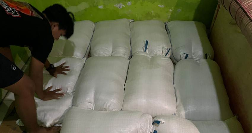 Bivi Itam Grebek Rumah di Ipilo, 1,2 Ton Cap Tikus Diamankan