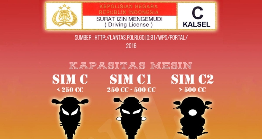 Tiga Jenis SIM motor yang bakal keluar pada 2023 nanti sesuai jenis kendaraan.