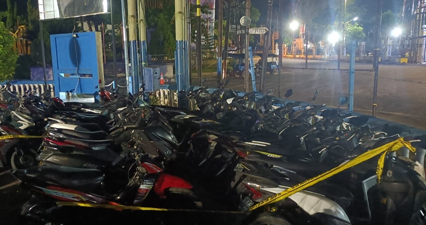 Kurang lebih 28 sepeda motor diamankan oleh aparat Polresta Gorontalo Kota, karena diduga akan melaksanakan aksi balapan liar.