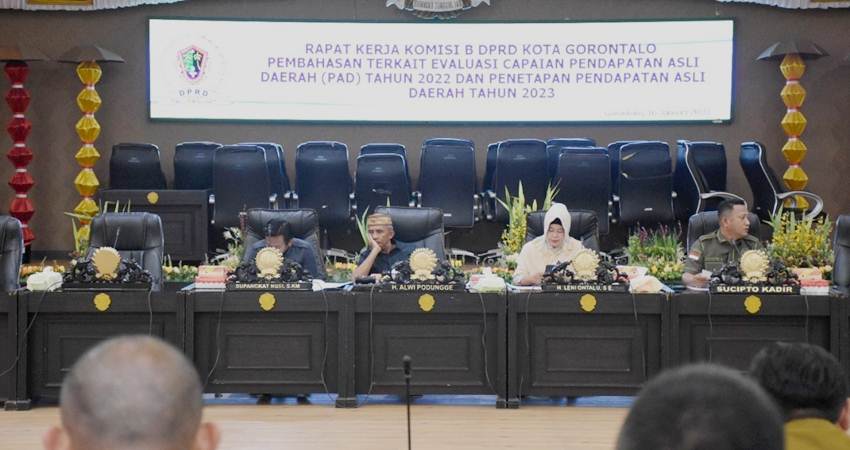 Komisi B Dekot Gorontalo Target PAD 2023 Tercapai