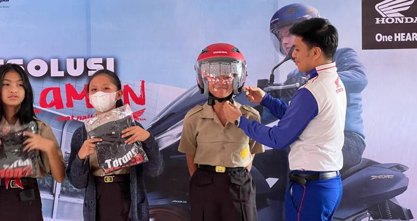 Konsisten! Honda Edukasi Keselamatan Berkendara