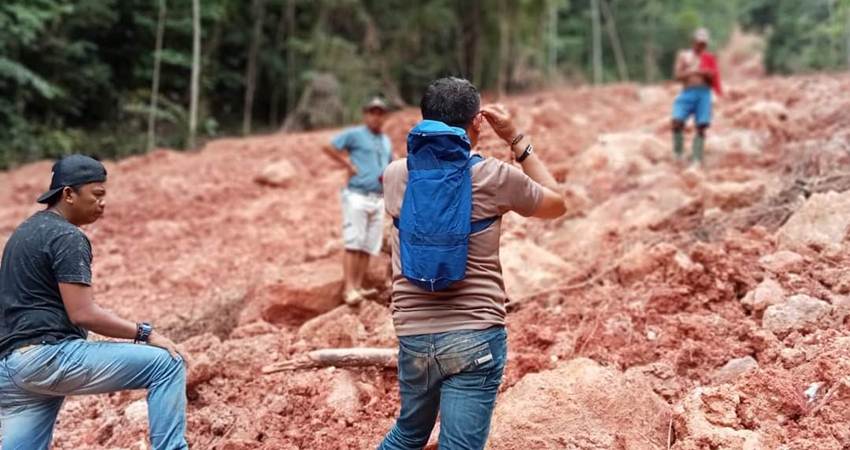 Urgen!, Posko Pantau Longsor Gunung Mereki Dibutuhkan