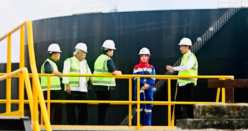 Tinjau Blok Rokan, Presiden Joko Widodo: SDM Kita Mampu, Produksinya Meningkat