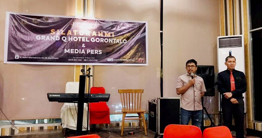 Peringati HPN, Grand Q Silaturahim dengan Insan Pers Gorontalo