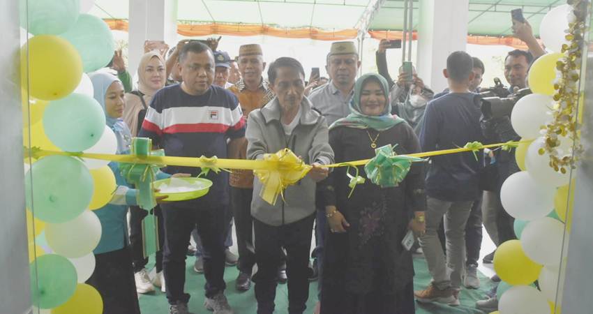 Akhirnya Warga Dulamayo Miliki Puskesmas Sendiri, Bukti Komitmen Nelson-Hendra Bangun Kabgor Hingga Pelosok