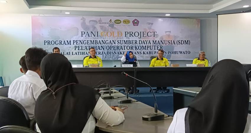 Pani Gold Project Gandeng BLK Pohuwato, Latih SDM Bumi Panua