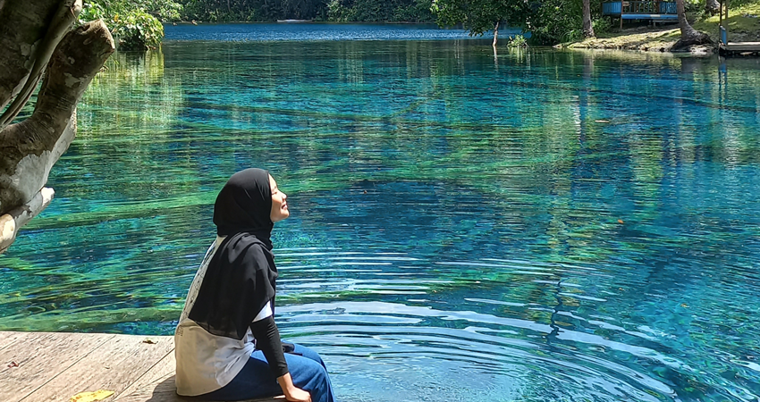 Danau Paisu Pok, Banggai Kepulauan, Sulawesi Tengah. Foto : Tika Habibie