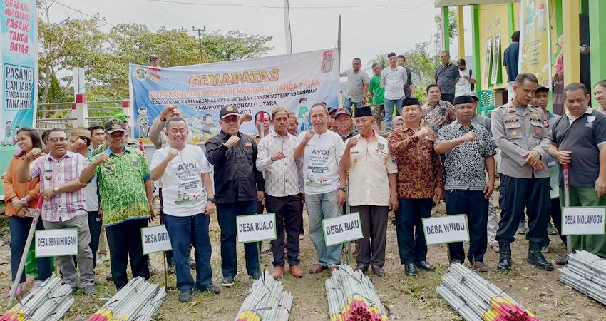 Pertanahan Gorut Pusatkan GEMPATAS di Desa Didingga, Biau, Targetkan 3563 Hektar Pemetaan Bidang Tanah dan 7115 Sertipikat