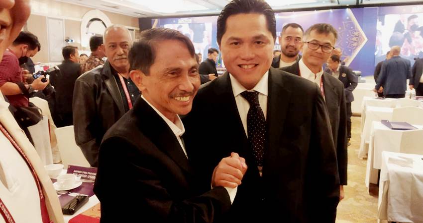 Dikomando Erik Tohir, Nelson Harap Persepakbolaan Makin Maju, Bangga Dua Putra Daerah Jadi Pengurus PSSI Pusat