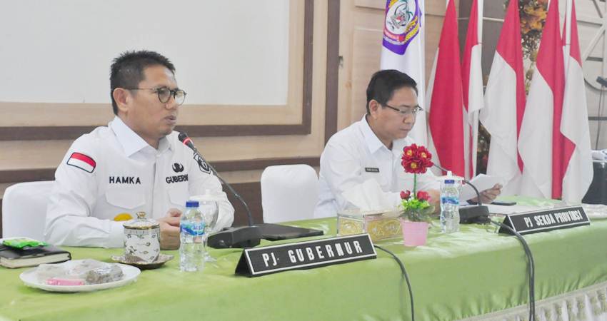 Pj Gubernur Hamka Pacu Program Kerja 2023, Gerakkan Perekonomian Triwulan I, OPD Segera Tancap Gas