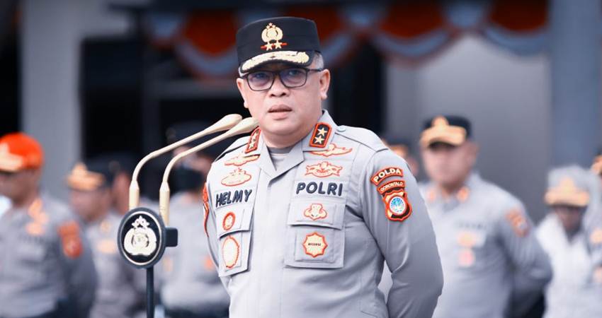 Bagi Anggota Polri di Gorontalo, Simak Penegasan Irjen Pol Helmy, Jangan Coba-coba Dilanggar