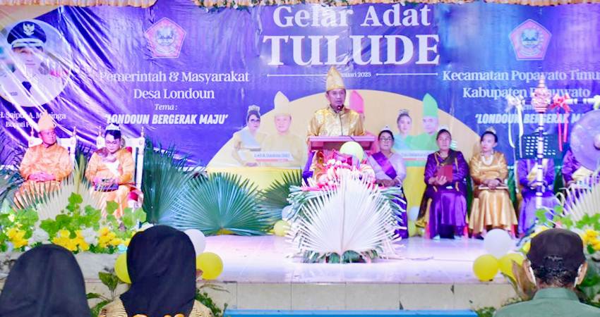 Saipul Minta Tulude Terus Dilestarikan, Sebagai Kekayaan Budaya Pohuwato
