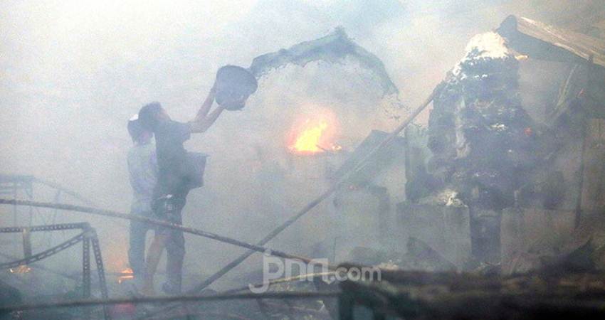 Ilustrasi kebakaran di Bantul. Foto: Ricardo/JPNN.com