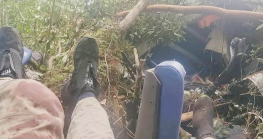 Helikopter Kecelakaan, Kapolda Patah Tangan