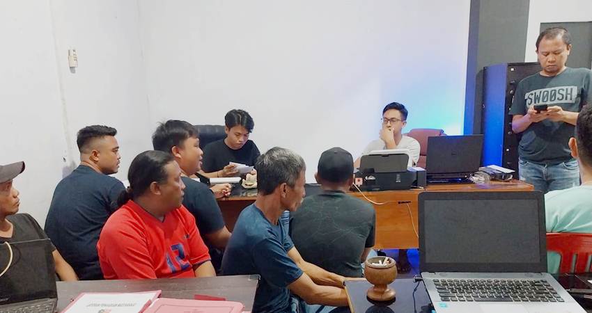 Tujuh Masyarakat Ditangkap Judi Sabung Ayam, 15 Motor dan Tiga Bentor Serta 5 Ekor Ayam Disita