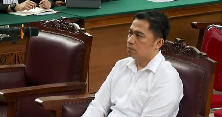 Tangkapan layar - Mantan Wakaden B Romapaminal Divpropam Polri Arif Rachman Arifin dalam persidangan di Pengadilan Negeri Jakarta Selatan, Kamis (23/2/2023). ANTARA/Putu Indah Savitri