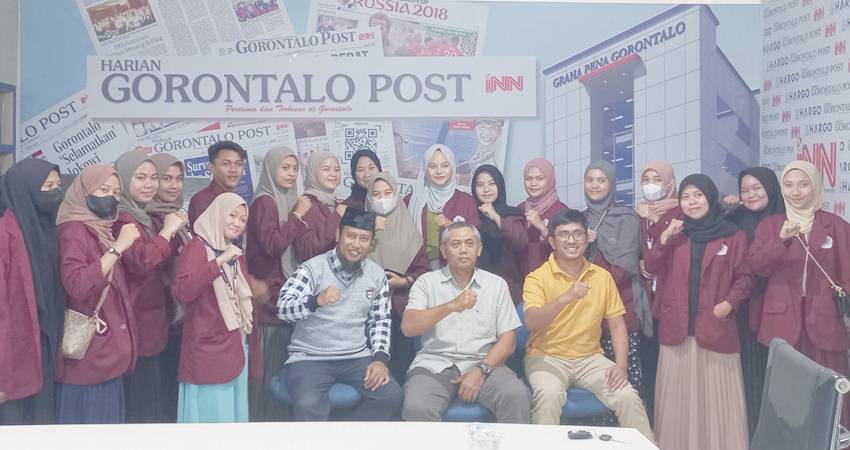 Gorontalo Post – FSB UNG, 18 Mahasiswa Bastrasia Magang Jurnalistik