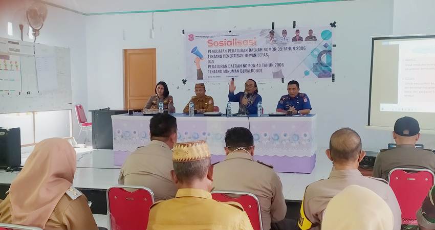 Tekan Miras, Dan Tertibkan Hewan Lepas, Dekab Bonbol Ajak Warga Patuhi Perda 39 dan Perda 40