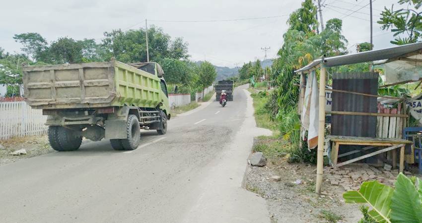 Baru Diperbaiki, Jalan Bulota Kembali Rusak