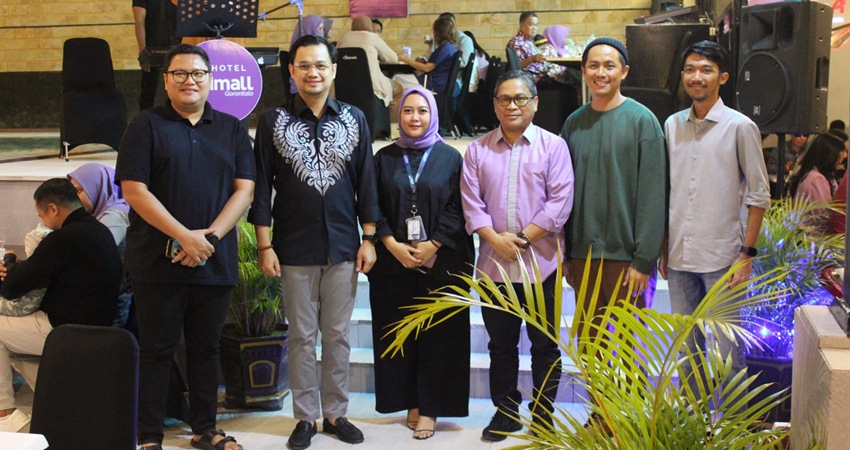 Re-Opening Swimming Pool Hotel Citimall Gorontalo, yang turut dihadiri Wakil Wali Kota Gorontalo, Ryan F Kono, Rabu (15/3) malam. (Foto: Istimewa).