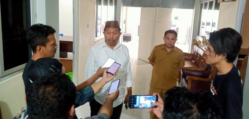 Wakil Ketua 1, Roni Imran saat ditemui sejumlah awak media, Beberapa waktu lalu
