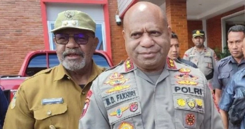 Kapolda Papua Irjen Pol. Mathius Fakhiri. (ANTARA/Evarukdijati)