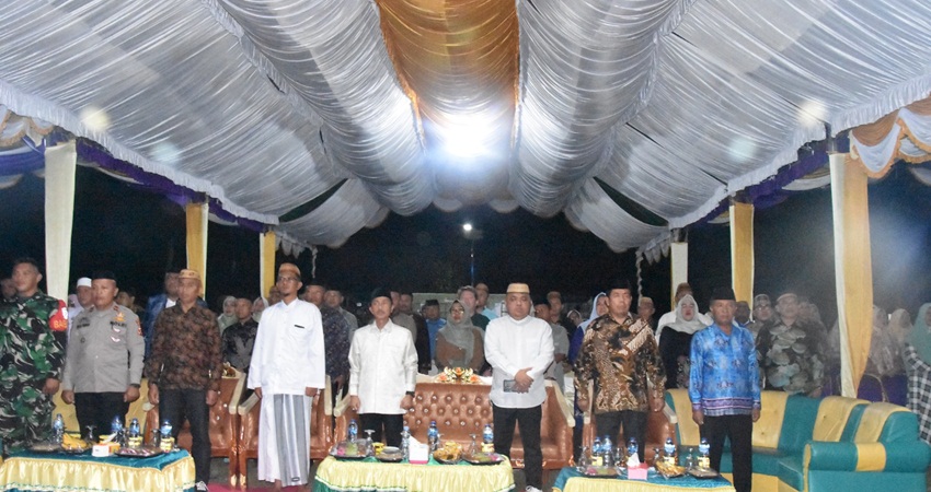 SUASANA pembukaan Seleksi Tilawatil Quran dan Hadits (STQH) tingkat Kabupaten Gorontalo tahun 2023.