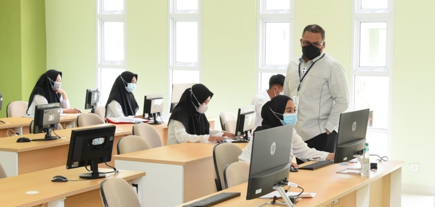 Seleksi UTBK SNBT yang berlangsung tahun lalu. (foto : dok / ung)