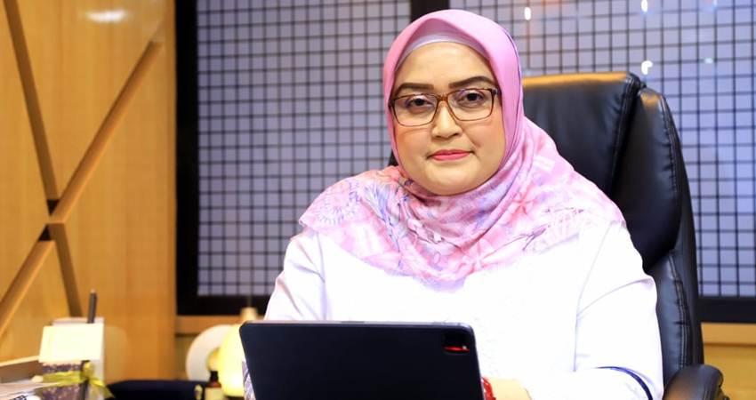 Dirjen Pembinaan Hubungan Industrial dan Jaminan Sosial Tenaga Kerja Kemnaker, Indah Anggoro Putri. (Dok. Kemnaker)
