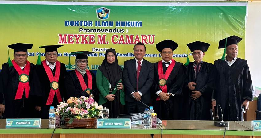 Meyke Camaru, Doktor Tindak Pidana Pemilu Pertama di Gorontalo