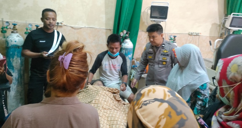 Korban dilarikan ke RS MM Dunda Limboto untuk diberikan pertolongan, namun korban tidak bisa lagi diselamatkan.