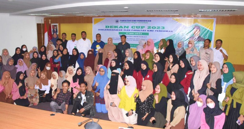 Menjaring Mahasiswa Berprestasi, Fakultas Ilmu Pendidikan, Universitas Negeri Gorontalo menggelar Dekan CUP 2023. (Foto: Istimewa)