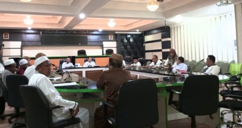 SUASANA Rapat persiapan pelaksanaan ijtima di Kabupaten Gorontalo.